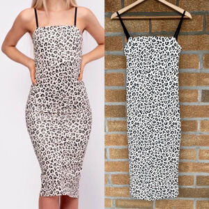 By Egreis Cheetah Bodycon Hazel Dress small